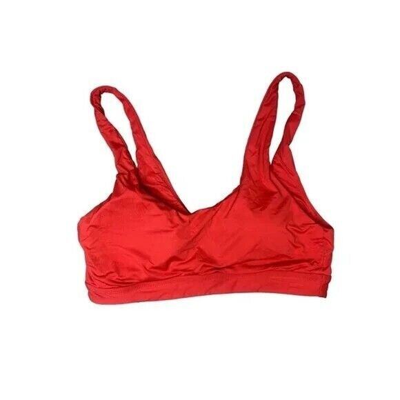 NWT Andie The Ventura Top Maximum Scoop Neck Bust Support Removable Cups S Red - Picture 2 of 15